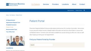
                            8. Patient Portal | Physicians Regional Medical Group - Paul Cohen Md Patient Portal