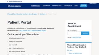 
                            4. Patient Portal | Planned Parenthood of Northern New England - Planned Parenthood Boston Patient Portal