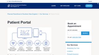 
                            6. Patient Portal | Planned Parenthood of Southern New England ... - Planned Parenthood Patient Portal