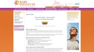 
                            1. Patient Portal - Raby Institute - Raby Institute Portal