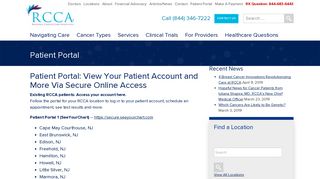 
                            6. Patient Portal | Regional Cancer Care Associates - Health First Cancer Institute Patient Portal