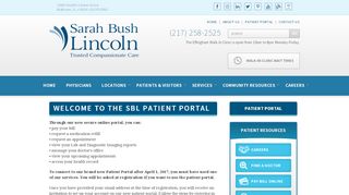 
                            1. Patient Portal | Sarah Bush Lincoln Health System - Sbl Patient Portal