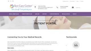 
                            5. Patient Portal - Skin Care Center of Southern Illinois - Southern 7 Portal Page