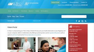 
                            3. Patient Portal - St. Mary's Healthcare - Amsterdam Family Practice Portal