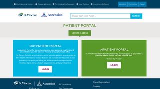
                            5. Patient Portal - St. Vincent - Chi St Vincent Patient Portal