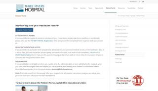
                            5. Patient Portal - Three Rivers Hospital - Cpsi Patient Portal