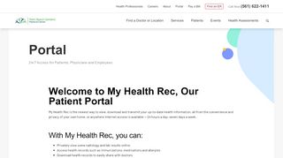 
                            1. Patient Portal to View your Health Information Online - Palm Beach ... - Palm Beach Gardens Medical Center Patient Portal
