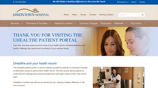 
                            1. Patient Portal | Uniontown Hospital - Uniontown Hospital Patient Portal
