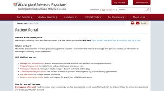 
Patient Portal | Washington University Physicians
