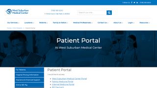 
                            1. Patient Portal - West Suburban Medical Center - West Suburban Medical Center Patient Portal