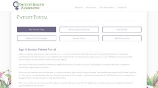 
                            5. Patient Portal - Women's Health Associates - Women's Healthcare Associates Littleton Patient Portal