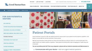 
                            1. Patient Portals | Good Samaritan - Gshvin.org - Gsh Patient Portal