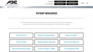 
                            4. Patient Resources | Alabama Orthopaedic Clinic - Aoc Patient Portal