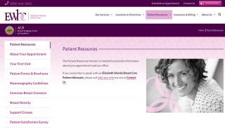 
                            4. Patient Resources | Elizabeth Wende Breast Care - Rochester, NY - Elizabeth Wende Patient Portal