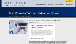 
                            5. Patient Satisfaction Surveying Hits Important Milestone - Accountable ... - Press Ganey Improvement Portal Login