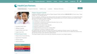 
                            3. Patient Support Center | HealthCare Partners Medical Group - Hcp Connect Provider Login