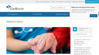 
                            4. Patients & Visitors | CoxHealth - Cox Health Portal Portal