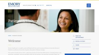 
                            3. Patients & Visitors - Emory Healthcare - Emory Gold Patient Portal Login