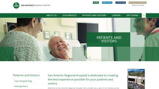 
                            3. Patients & Visitors Info - San Antonio Regional Hospital - San Antonio Regional Hospital Patient Portal