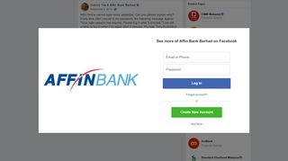 
                            7. Patrick Yee - Affin Online cannot login since yesterday ... - Affin Bank Login Internet