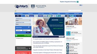 PAWS  Augusta University Intranet