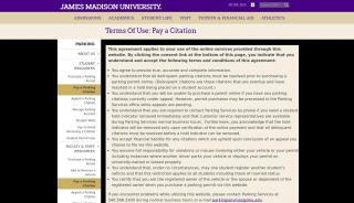 
                            3. Pay a Parking Citation - James Madison University - Jmu Parking Portal