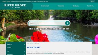 
Pay a Ticket | Village of River Grove, IL Official Website  
