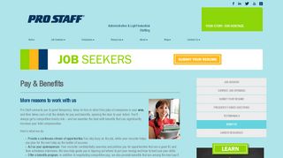 
Pay and Benefits | Pro Staff Staffing & Employment Agency
