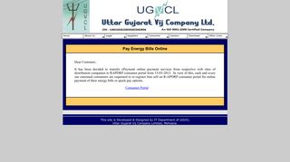 Pay Energy Bills Online - Ugvcl.Com - Ugvcl Customer Portal