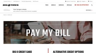 
                            7. Pay My Bill | Big O Tires - Tire Kingdom Citi Credit Card Portal