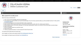 
                            3. Pay my bill - COA Utilities - Help - Coautilities Com Portal