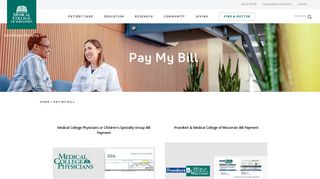 
                            8. Pay My Bill | Medical College of Wisconsin - My Chart Portal Froedtert