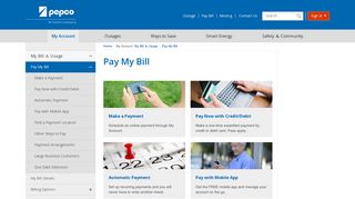 Peco Portal Bill Pay