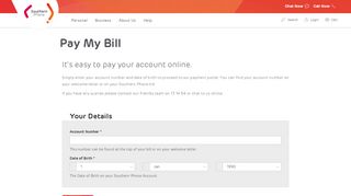 
                            5. Pay My Bill - Southern Phone - Southern Phone Account Portal