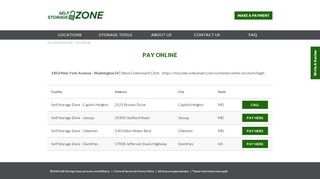 
                            9. Pay Online | Self Storage Zone - Cubesmart Self Storage Portal