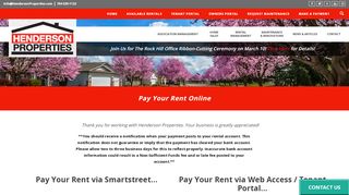 
                            1. Pay Rent Online - Henderson Properties - Henderson Property Management Tenant Portal