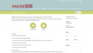 Pay Rent Online - Main 608 - Byers And Harvey Online Portal