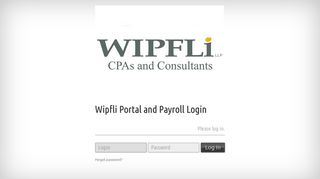 
                            3. Pay Stubs & W2's - Client Portal - Wipfli Payroll Portal