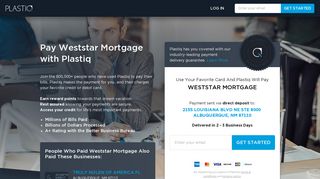 
                            8. Pay Weststar Mortgage today using your card. - Plastiq - Weststar Mortgage Portal