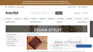 
Pay With Credit Card - Bernie & Phyl's Furniture
