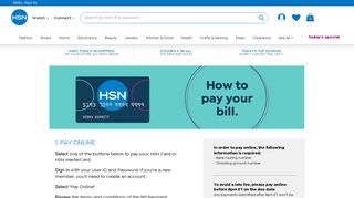 
                            6. Pay Your Bill | HSN - HSN.com - Www Stf Online My Account Portal Page