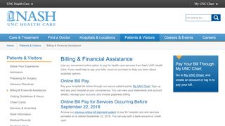 
                            9. Pay Your Bill Online | Rocky Mount, NC | Nash UNC Health Care - Unc Health Care Portal