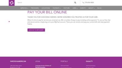 
Pay Your Bill Online | SwedishAmerican
