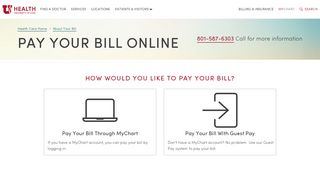 
                            4. Pay Your Bill Online | University of Utah Health - University Of Utah My Chart Portal