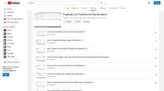 
                            6. Paybooks 2.0 Tutorials for Payroll Admin - YouTube - Paybooks Admin Portal