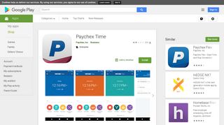 
                            7. Paychex Time - Apps on Google Play - Paychex Mobile Portal