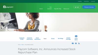 Paycom Software, Inc. - Paycom ... - investors.paycom.com