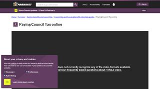 
                            6. Paying Council Tax online - Barnsley Council - Barnsley Council Tax Portal