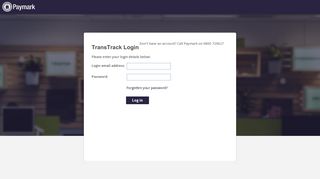 
                            4. Paymark Transtrack - Trans Track Portal