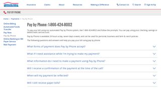 
                            5. Payment Options - Pay by Phone | American Family Insurance - American Family Insurance Payment Portal